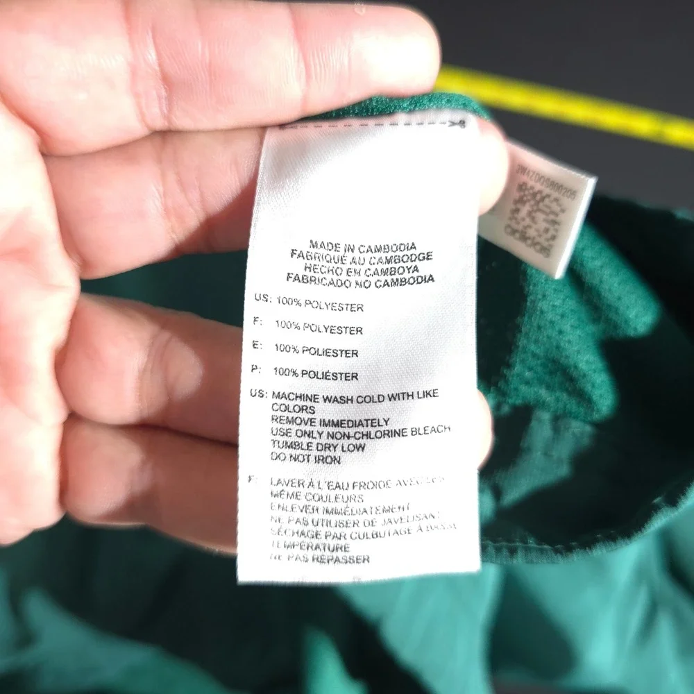 Adidas Windbreaker Jacket Mens Sz XL Team Performance Webber Football Green